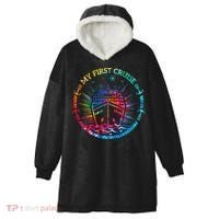 My First Cruise Funny Cruise Hooded Wearable Blanket thumb 0