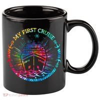 My First Cruise Funny Cruise 11oz C Handle Ceramic Mug thumb 0
