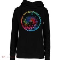 My First Cruise Funny Cruise Womens Funnel Neck Pullover Hood thumb 0