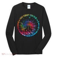 My First Cruise Funny Cruise Tall Long Sleeve Shirt thumb 0