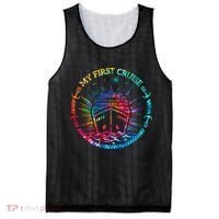 My First Cruise Funny Cruise Mesh Reversible Basketball Jersey Tank thumb 0