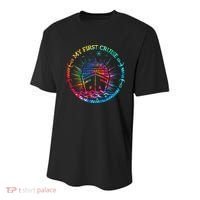 My First Cruise Funny Cruise Youth Performance Sprint T-Shirt thumb 0
