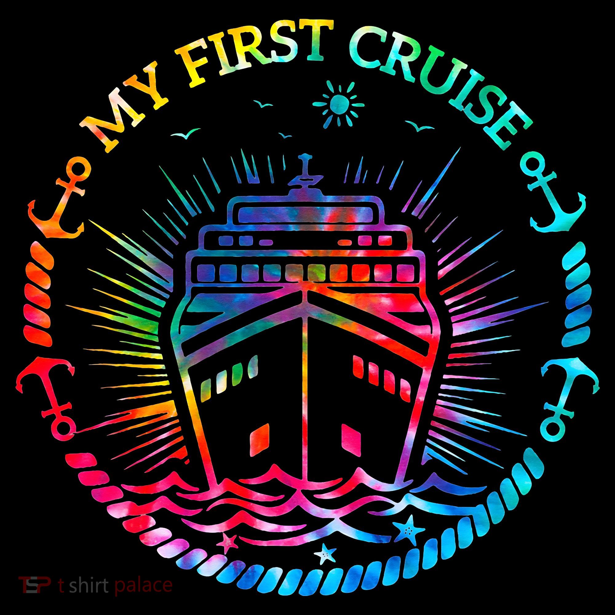 My First Cruise Funny Cruise Performance Fleece Hoodie