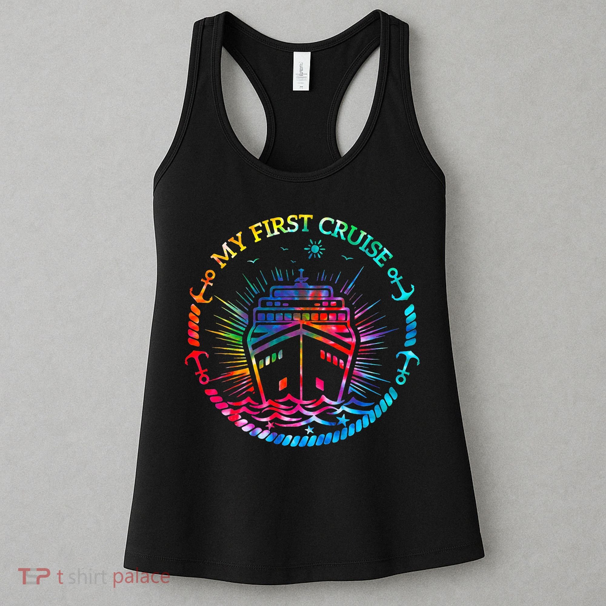 My First Cruise Funny Cruise Women's Tank Top