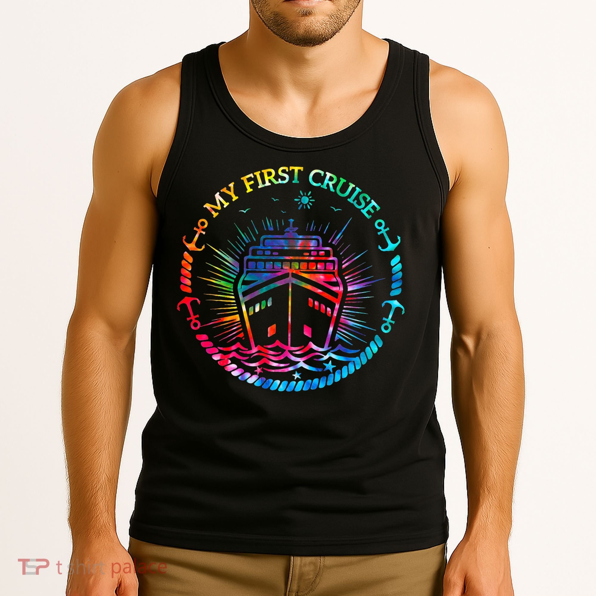 My First Cruise Funny Cruise Tank Top