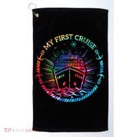 My First Cruise Funny Cruise Golf Towel thumb 0