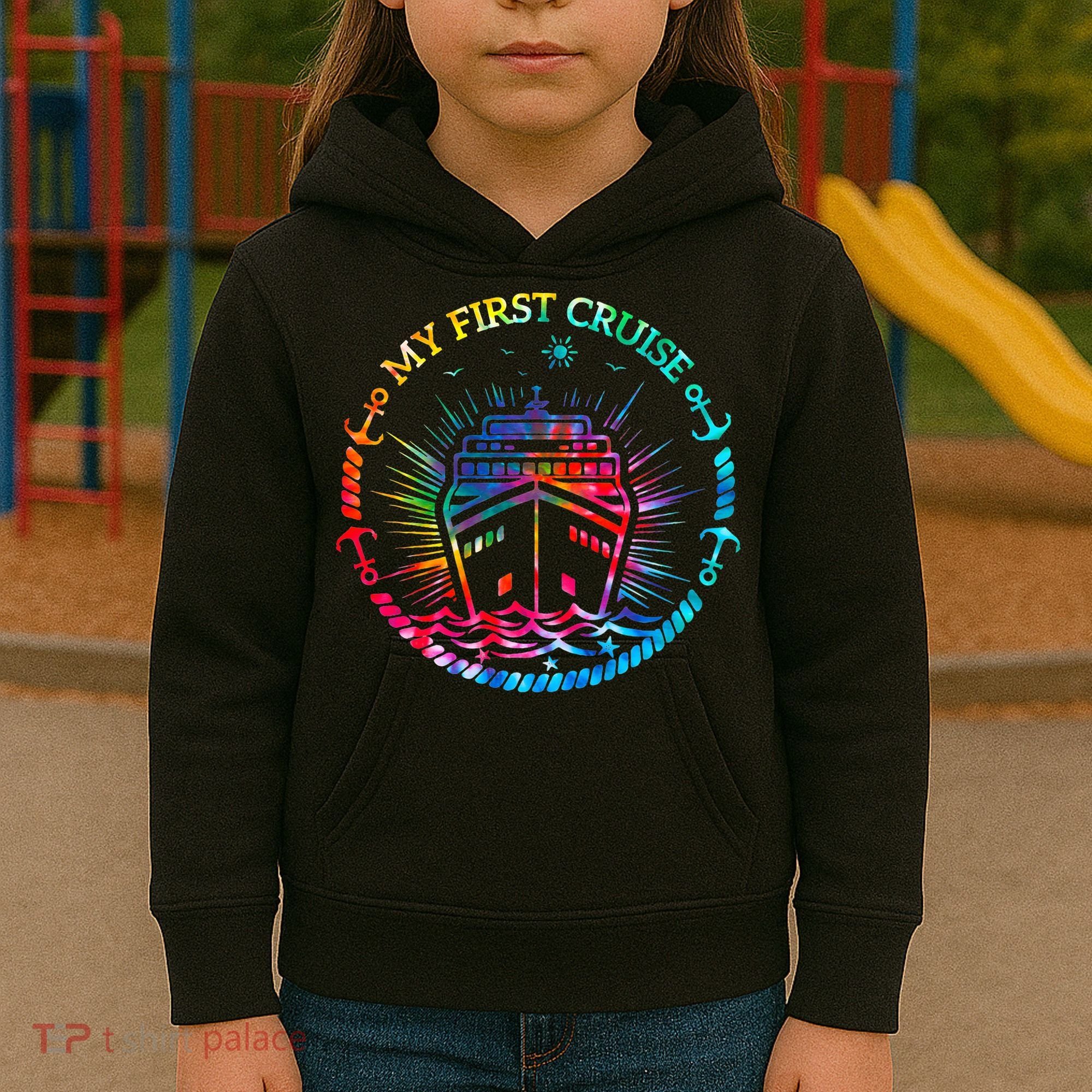 My First Cruise Funny Cruise Kids Hoodie