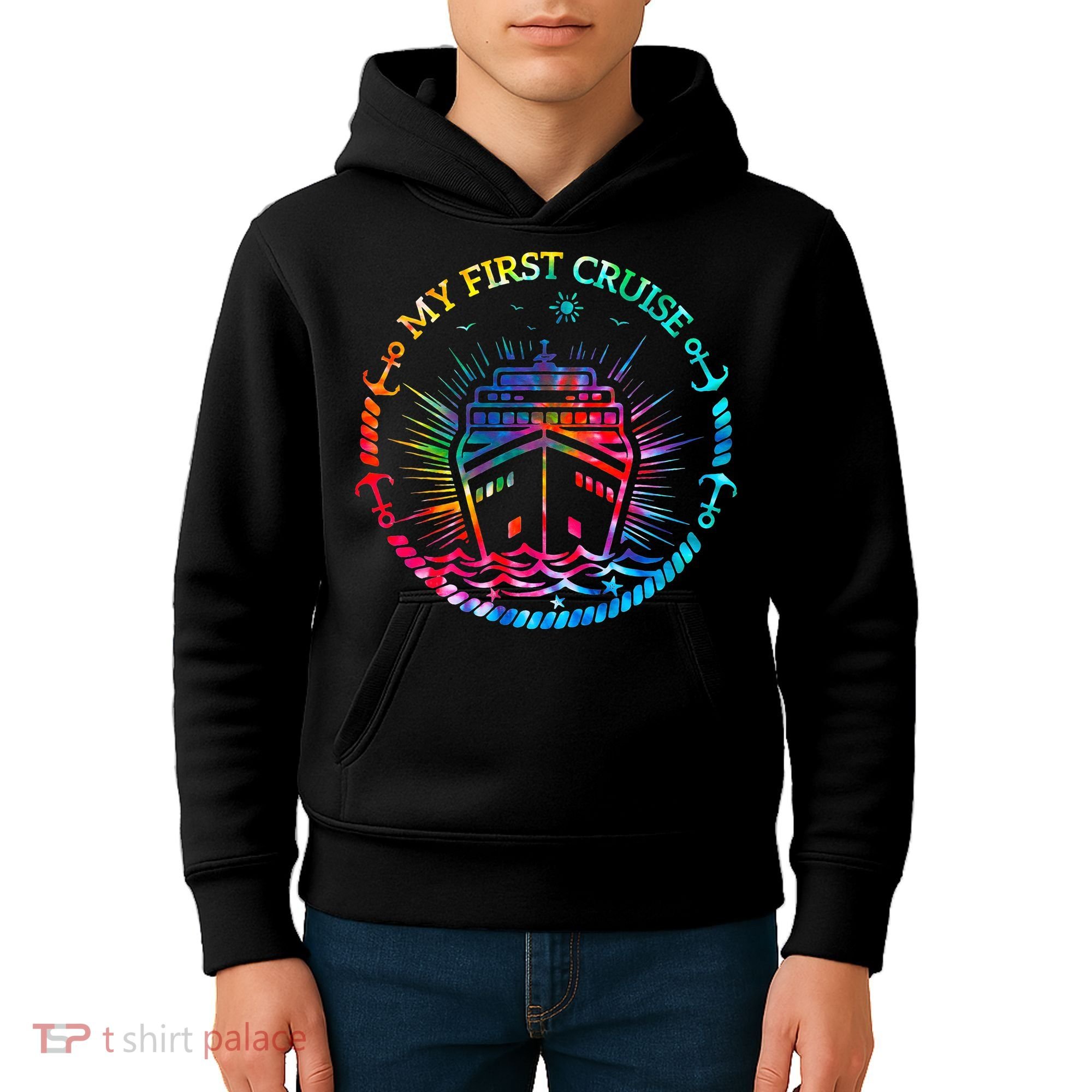 My First Cruise Funny Cruise Kids Hoodie