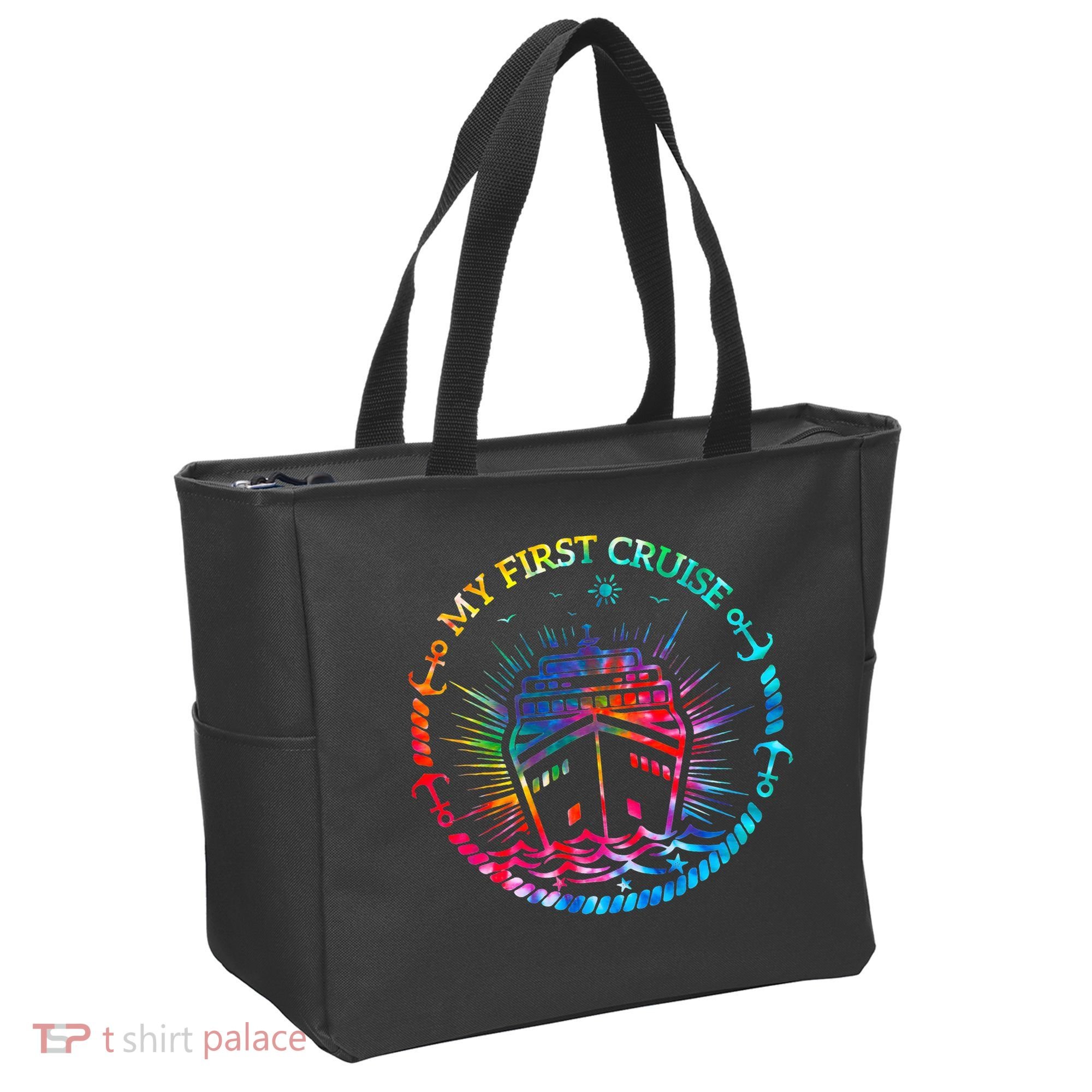 My First Cruise Funny Cruise Tote Bag