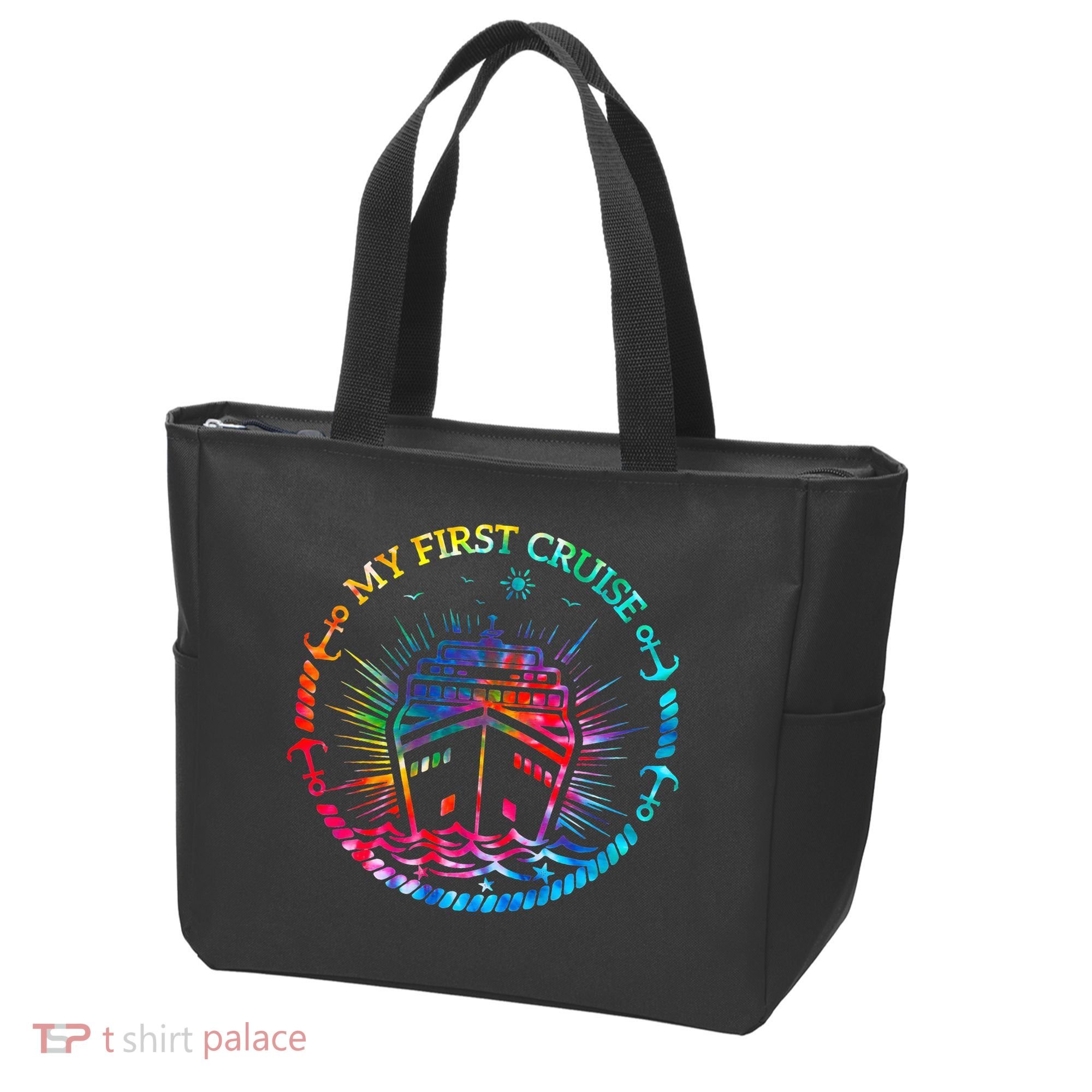 My First Cruise Funny Cruise Tote Bag