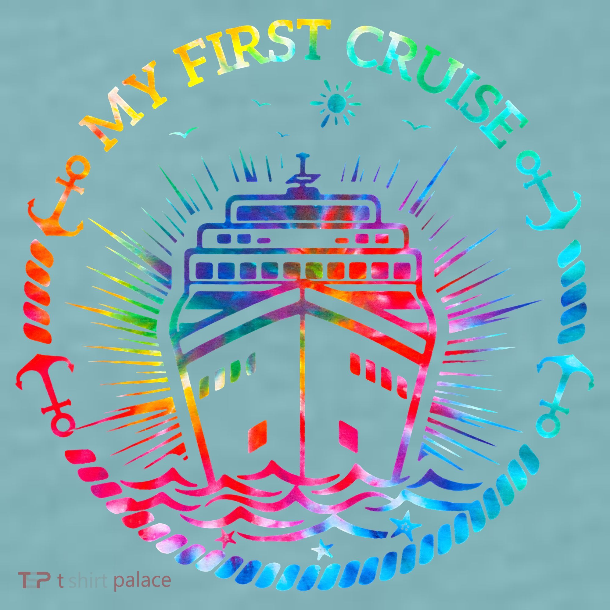 My First Cruise Funny Cruise Sueded Cloud Jersey T-Shirt