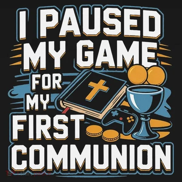 My First Communion Video Game Controller Gifts Gift Bucket Hat