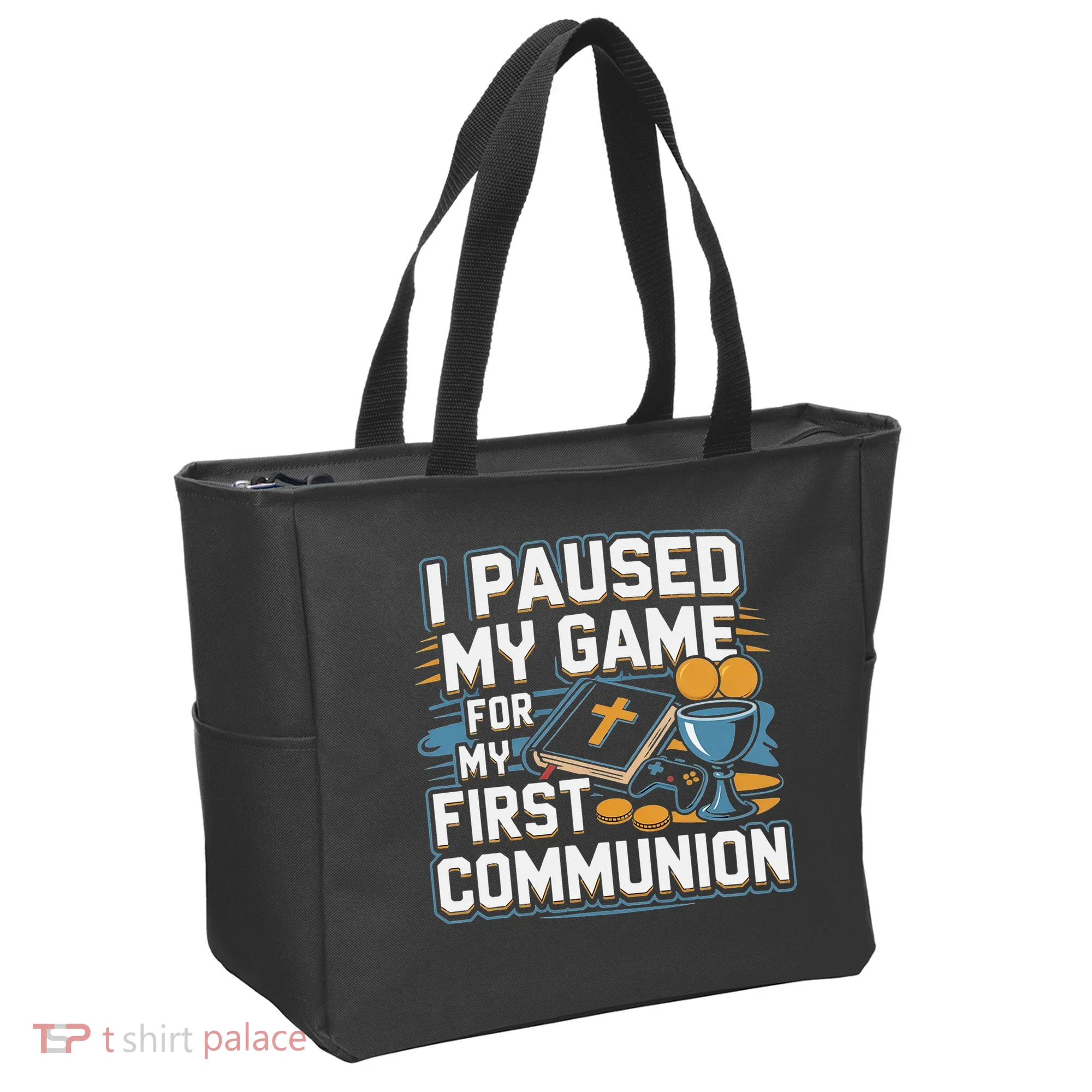 My First Communion Video Game Controller Gifts Gift Tote Bag