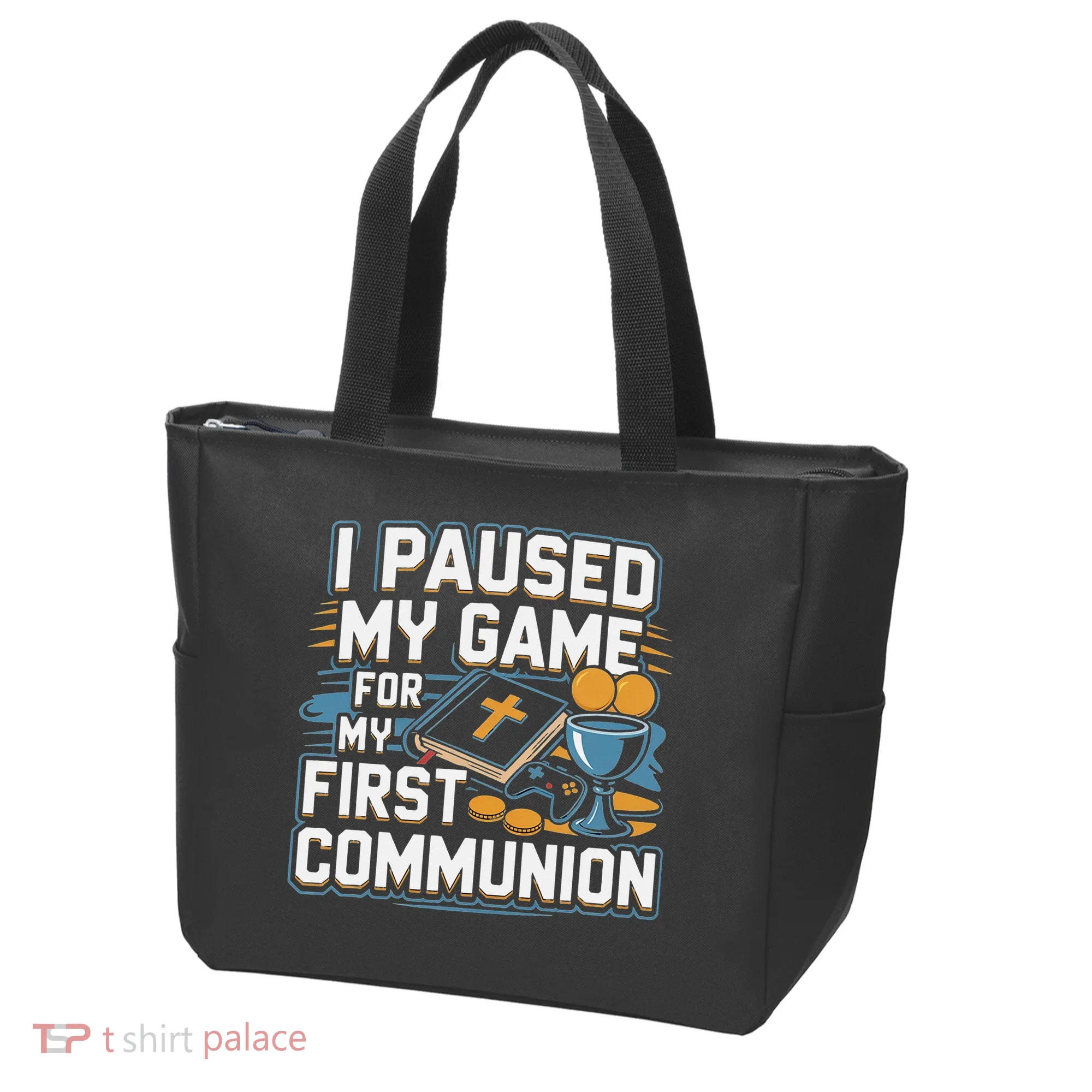 My First Communion Video Game Controller Gifts Gift Tote Bag