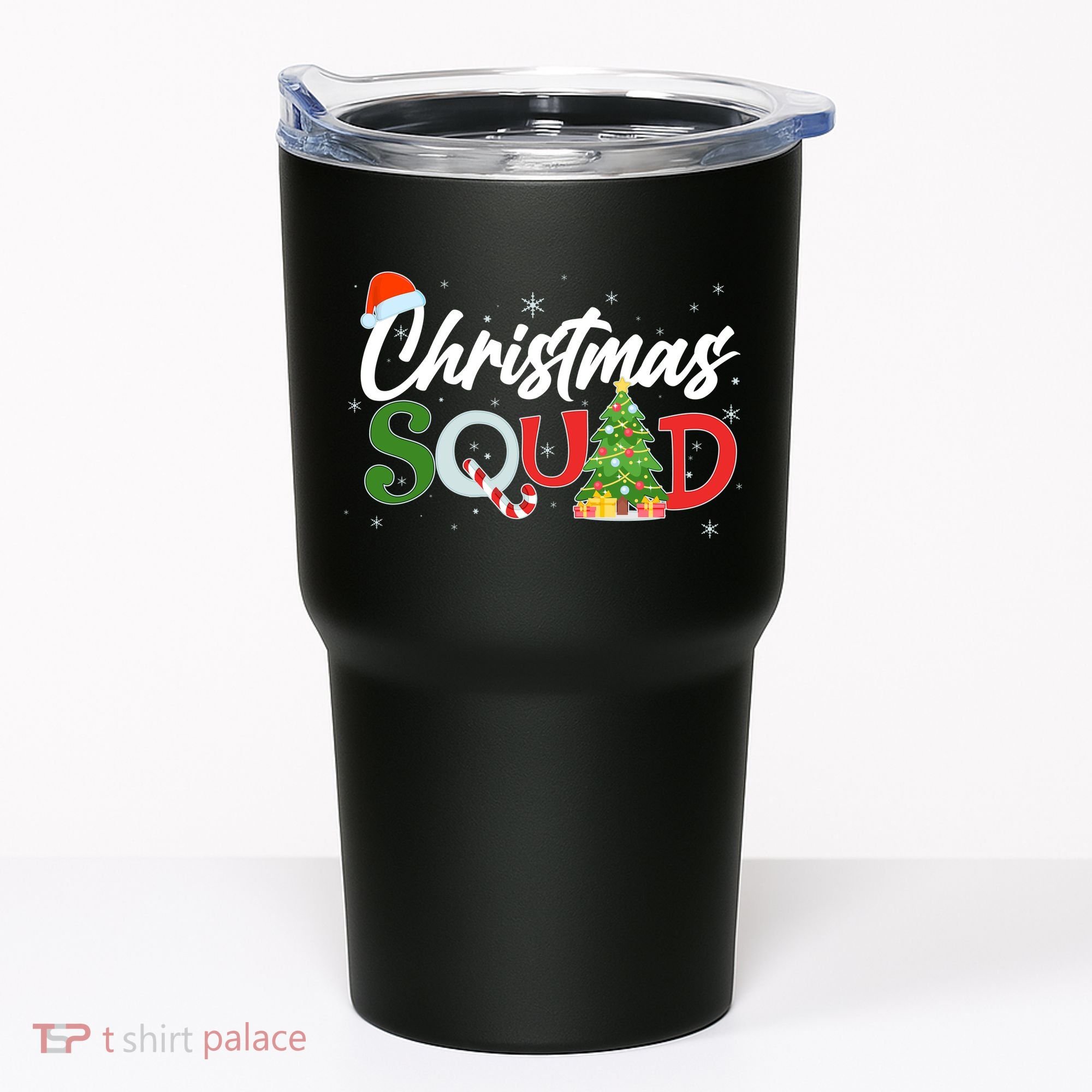 Matching Family Christmas Squad Tumbler