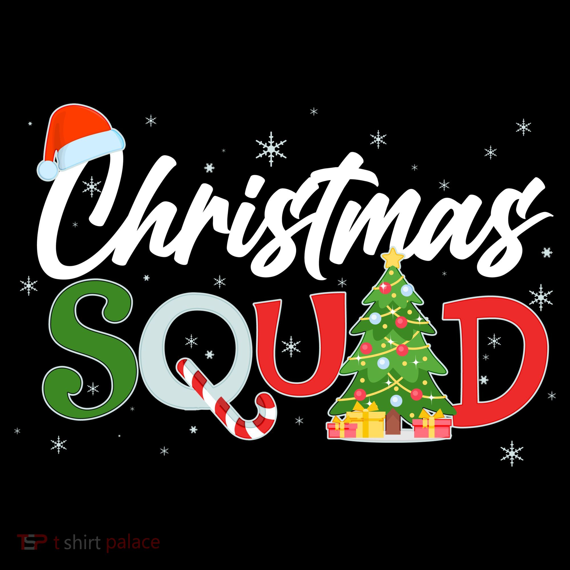 Matching Family Christmas Squad Ornament