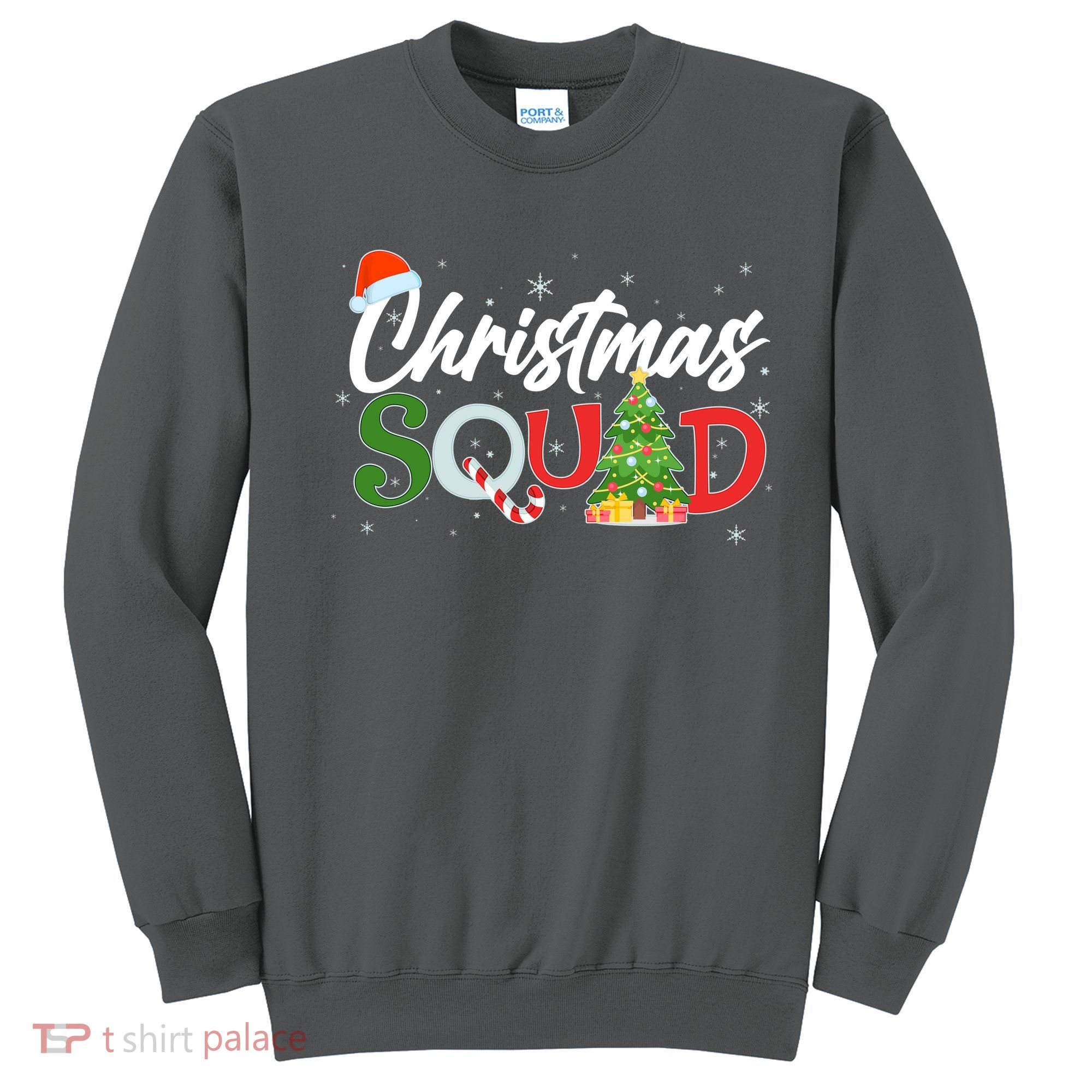 Matching Family Christmas Squad Sweatshirt