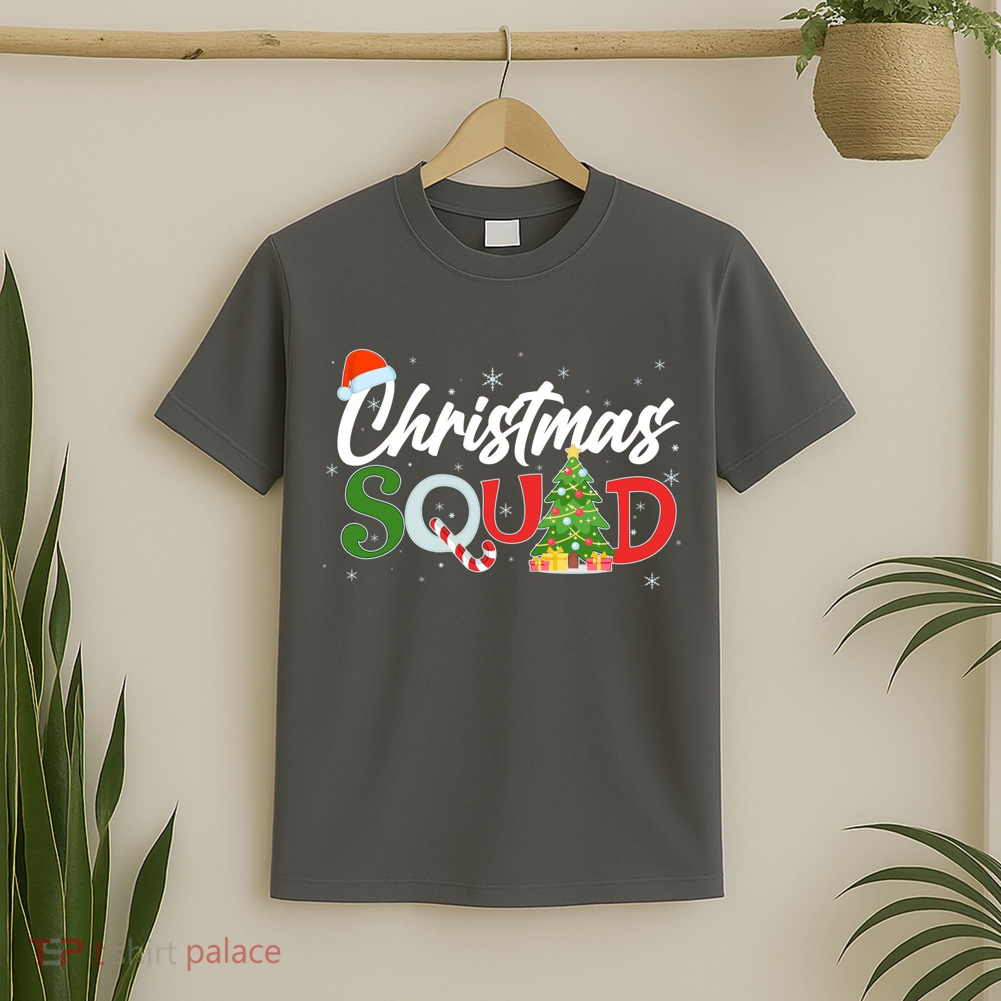 Matching Family Christmas Squad T-Shirt