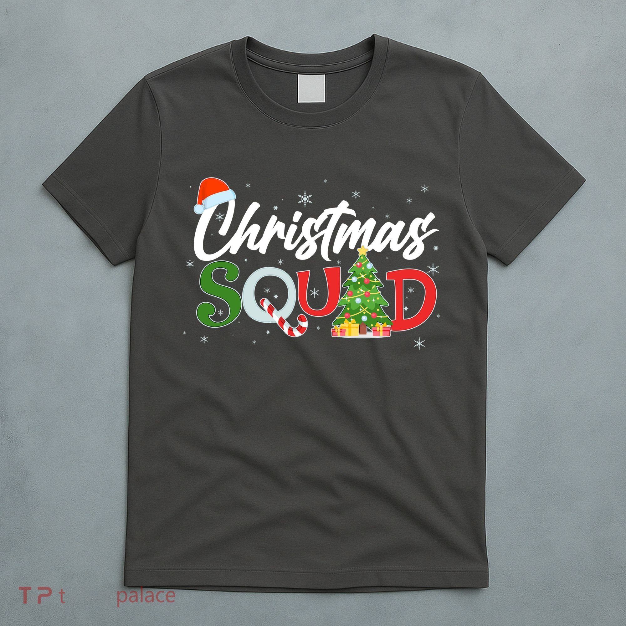 Matching Family Christmas Squad T-Shirt
