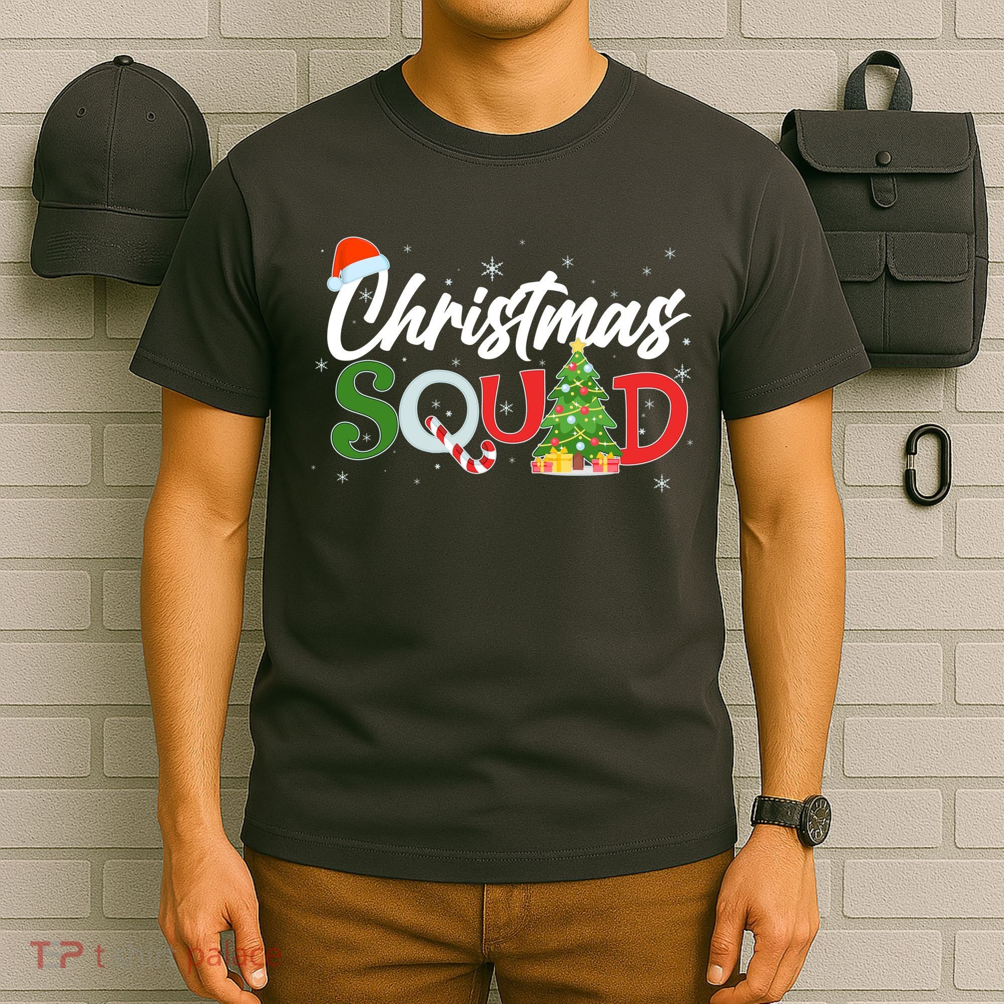 Matching Family Christmas Squad T-Shirt