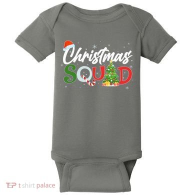 Matching Family Christmas Squad Baby Bodysuit