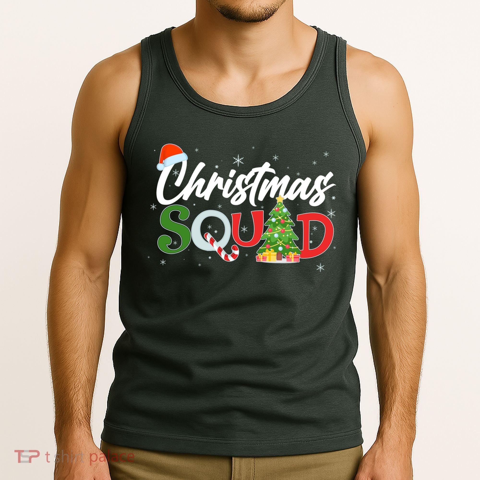 Matching Family Christmas Squad Tank Top