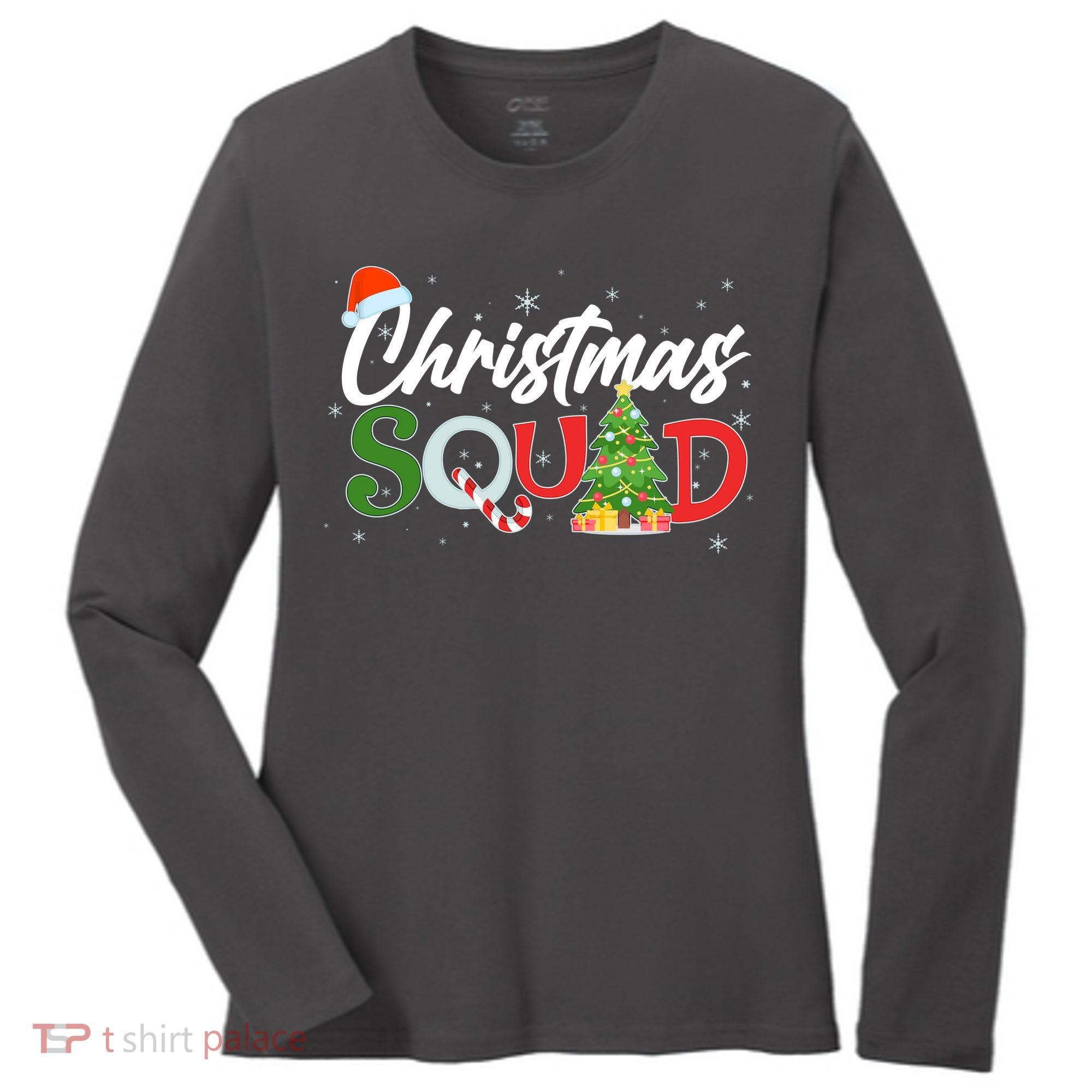 Matching Family Christmas Squad Women's Long Sleeve Shirt