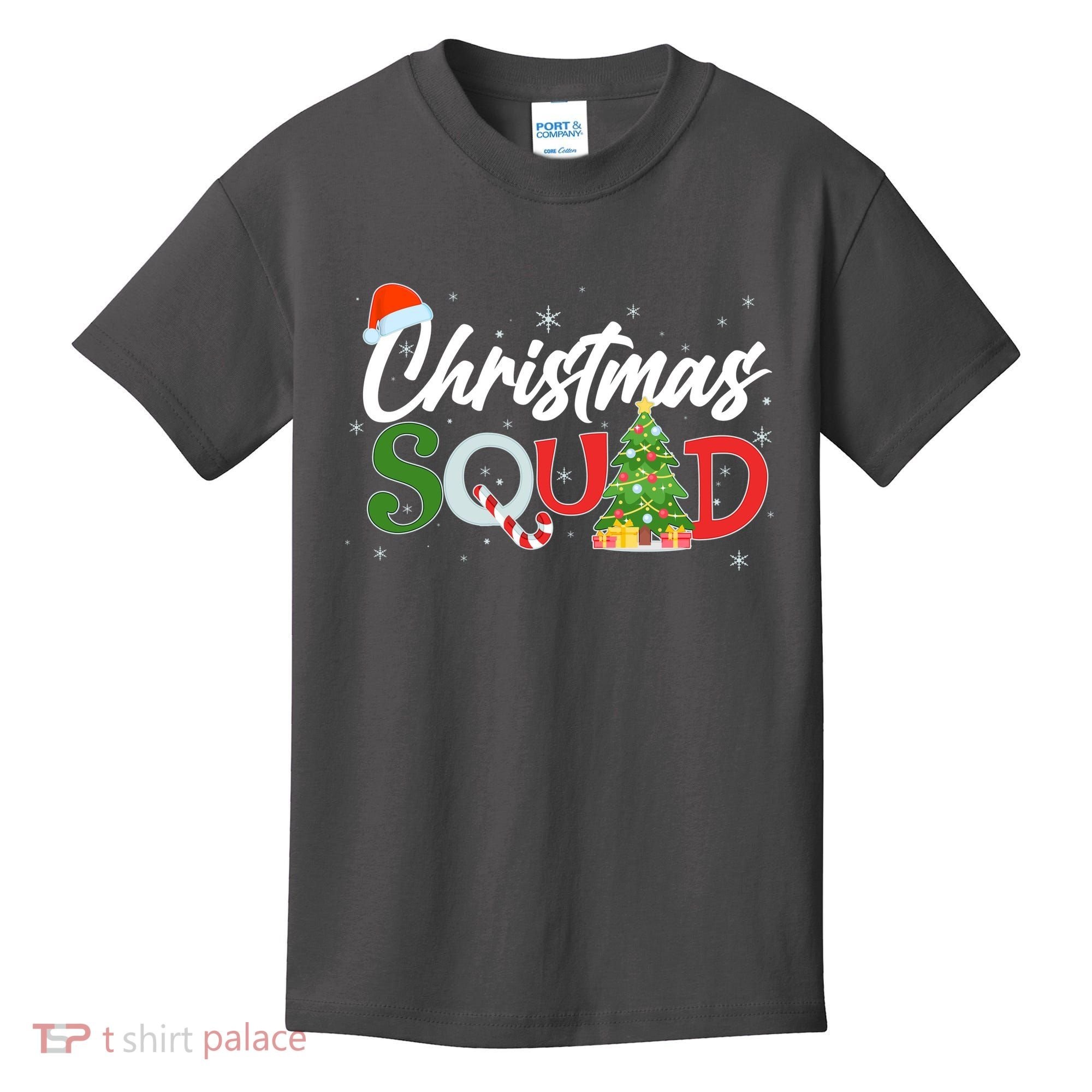 Matching Family Christmas Squad Kids T-Shirt