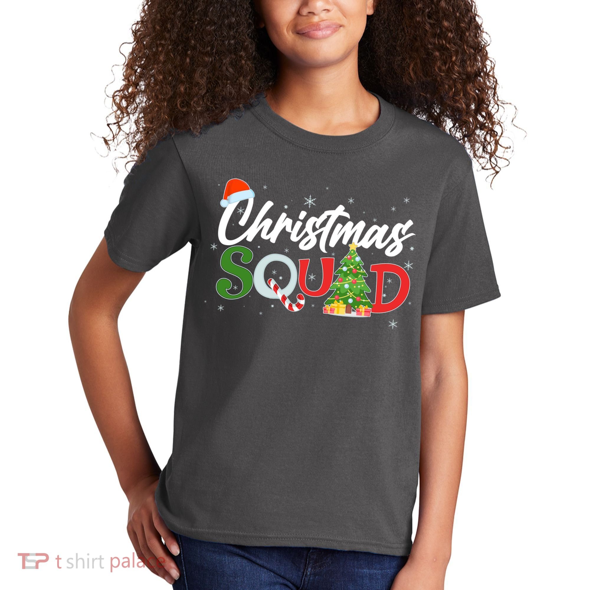 Matching Family Christmas Squad Kids T-Shirt