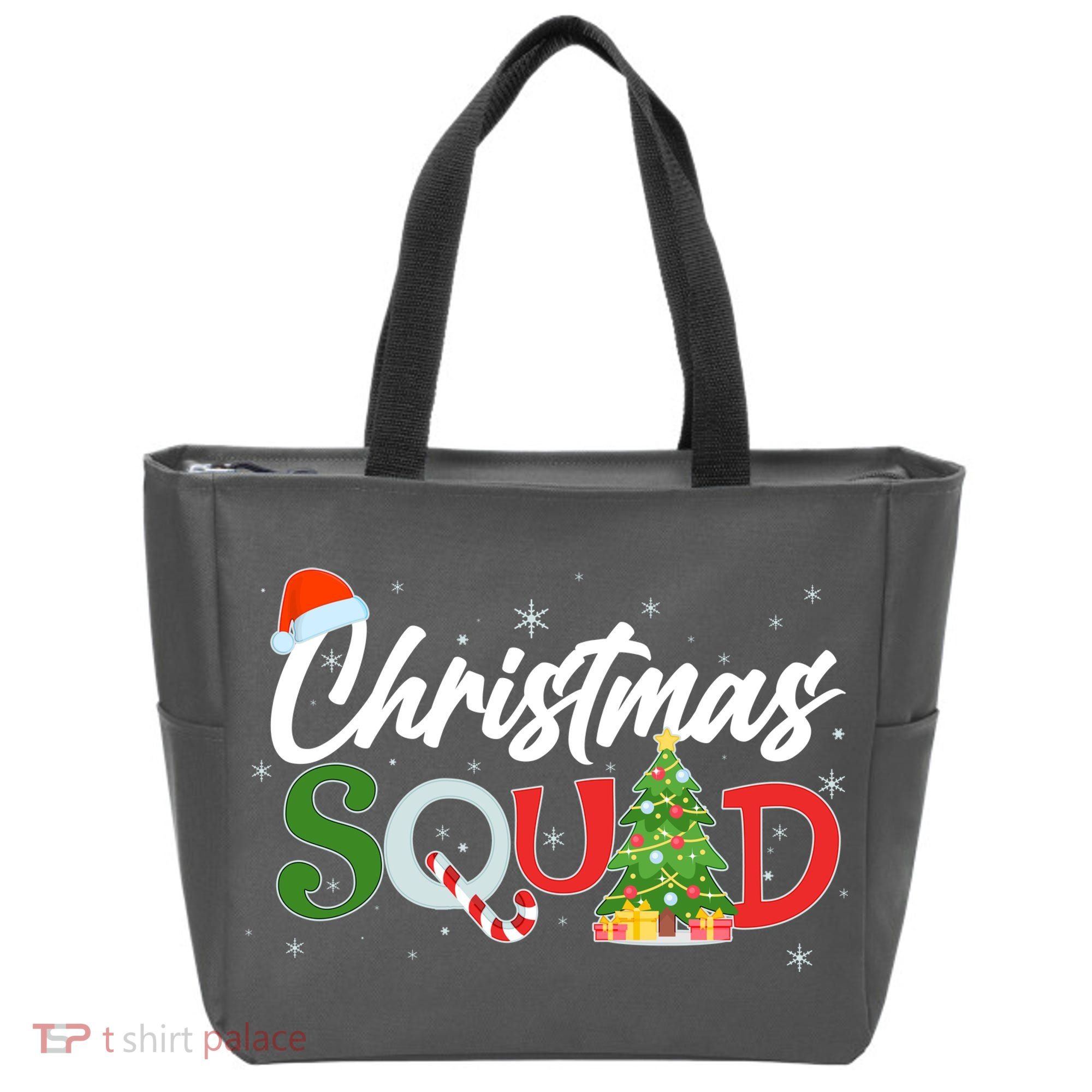 Matching Family Christmas Squad Tote Bag