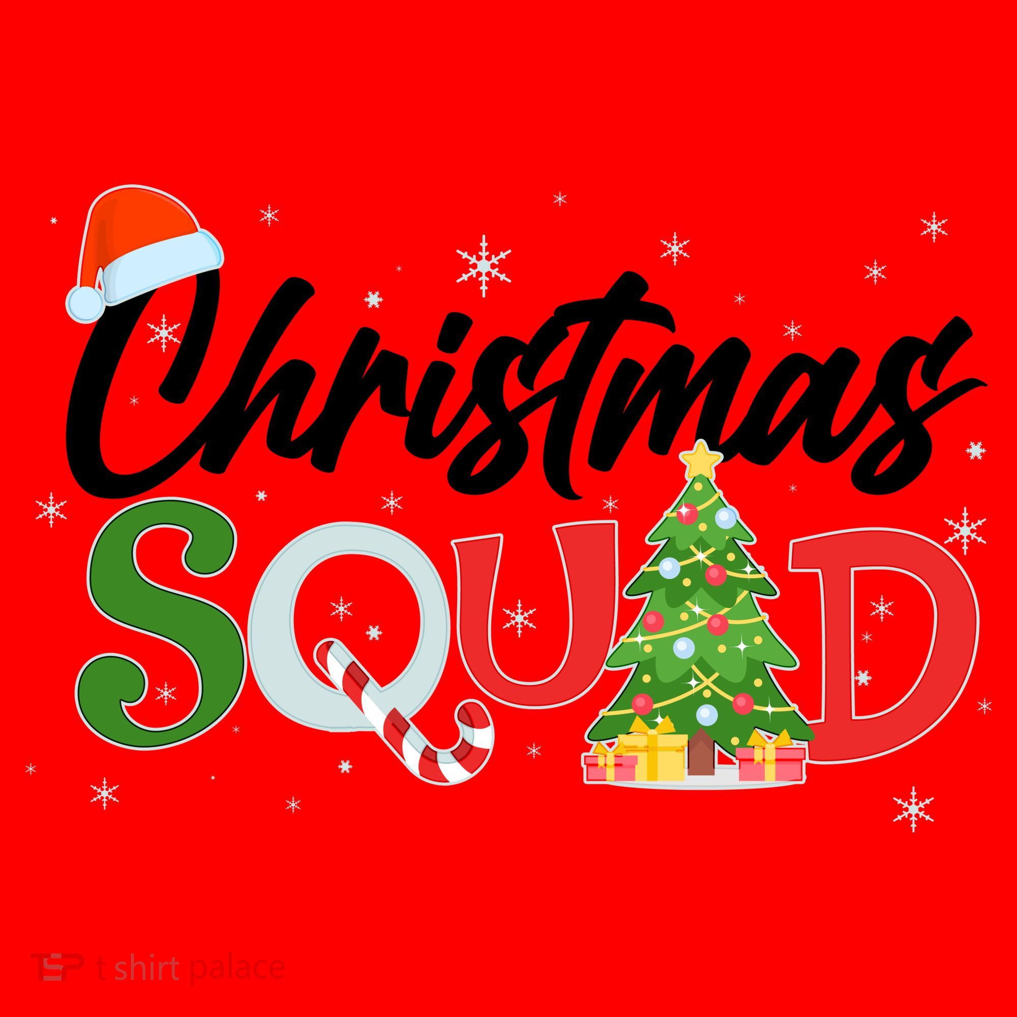 Matching Family Christmas Squad Santa Hat