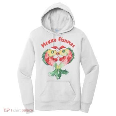 Merry FIshmas Cute Fish Christmas Gift Women's Hoodie