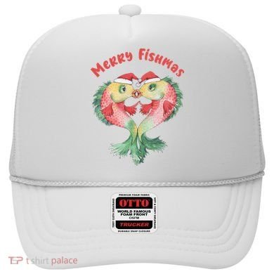 Merry FIshmas Cute Fish Christmas Gift Hat