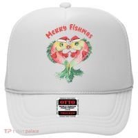 Merry FIshmas Cute Fish Christmas Gift Hat thumb 0