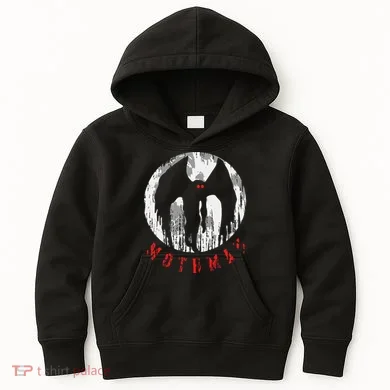 Mothman Folklore Cryptid Kids Hoodie