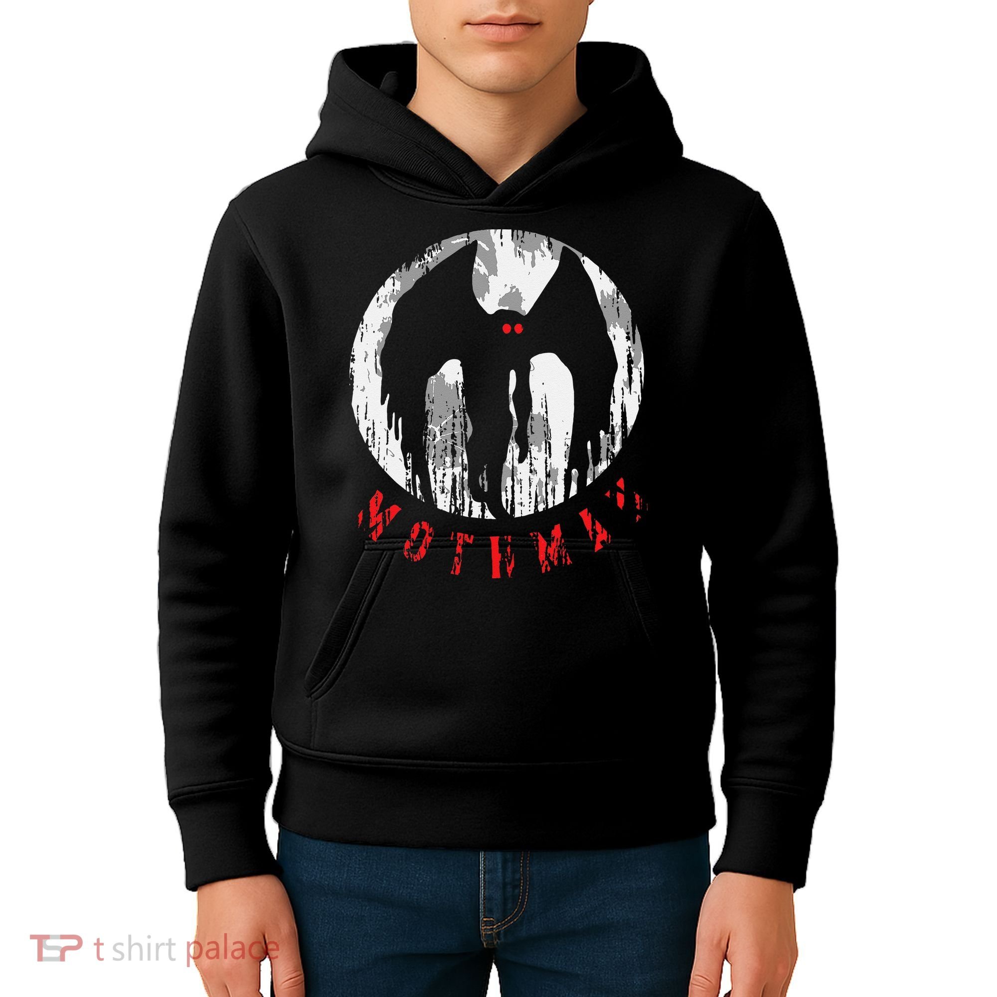 Mothman Folklore Cryptid Kids Hoodie