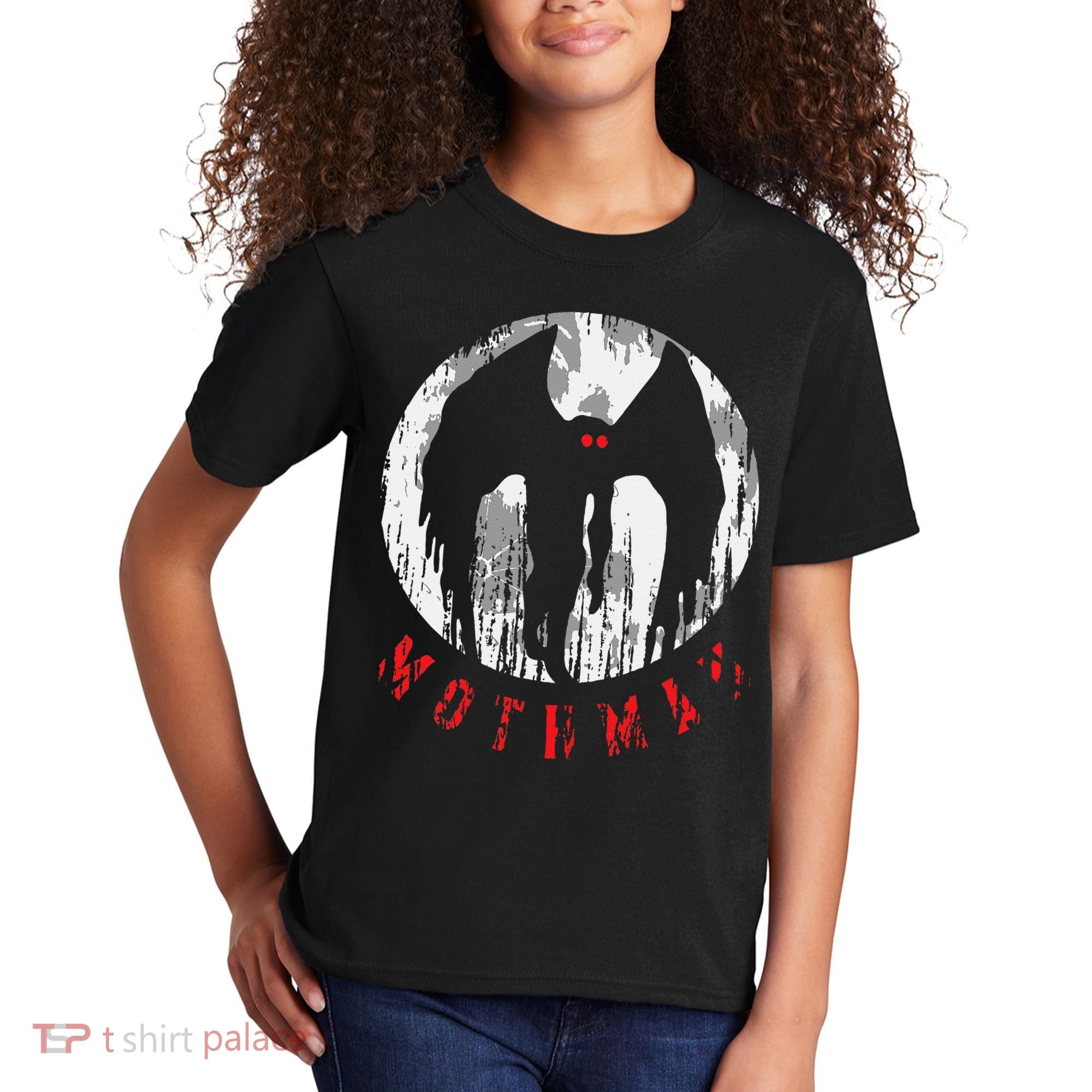 Mothman Folklore Cryptid Kids T-Shirt