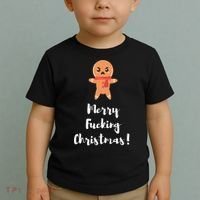 Merry Fucking Christmas Funny Christmas Xmas Toddler T-Shirt thumb 2