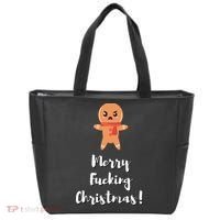 Merry Fucking Christmas Funny Christmas Xmas Tote Bag thumb 0