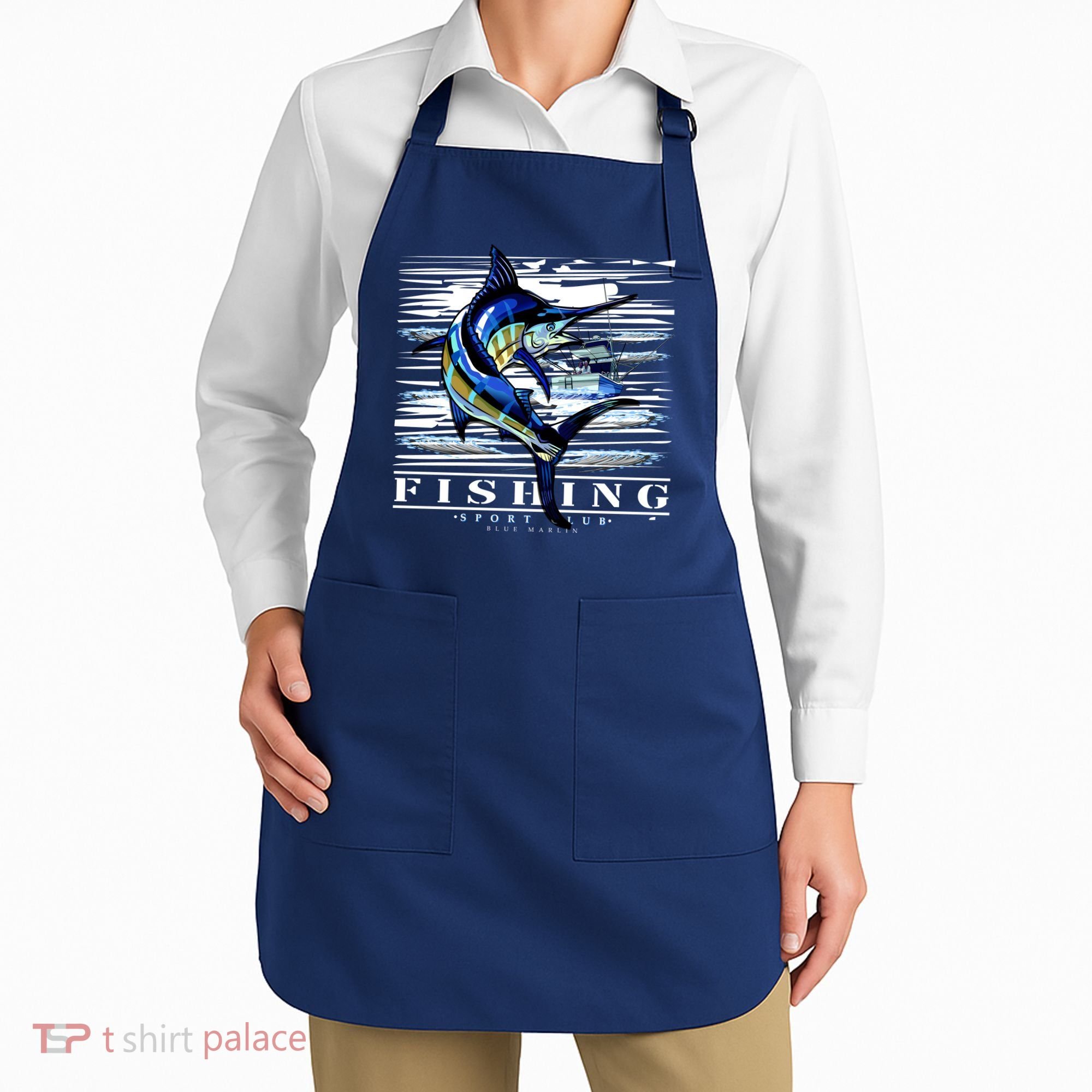 Marlin Fishing Club Apron