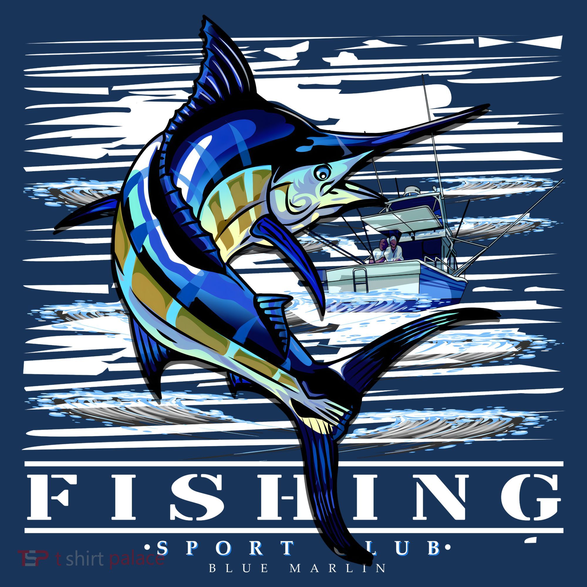 Marlin Fishing Club Women's Hoodie