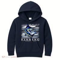 Marlin Fishing Club Kids Hoodie thumb 0