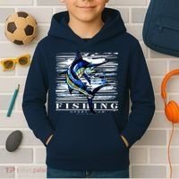 Marlin Fishing Club Kids Hoodie thumb 2