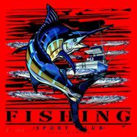 Marlin Fishing Club Santa Hat thumb 1