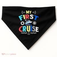 My First Cruise Rookie Travelers USA-Made Doggie Bandana thumb 0