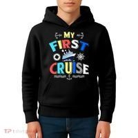 My First Cruise Rookie Travelers Kids Hoodie thumb 4
