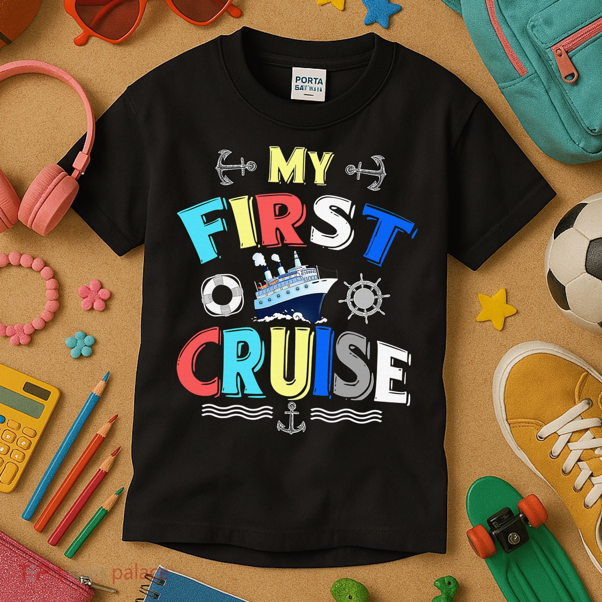 My First Cruise Rookie Travelers Kids T-Shirt