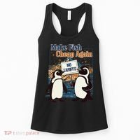 Make Fish Cheap Again Penguins Against Tariffs Women's Tank Top thumb 0