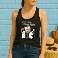 Make Fish Cheap Again Penguins Against Tariffs Women's Tank Top thumb 2