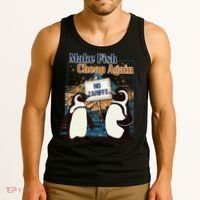 Make Fish Cheap Again Penguins Against Tariffs Tank Top thumb 3